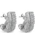 1.74 Carat Rose Cut 8.6 Carat Briolette Diamond Earrings 18K Gold