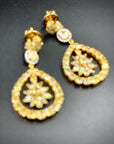 Fancy Yellow Diamonds Earrings in 18K Yellow Gold