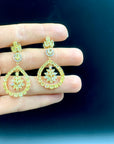 Fancy Yellow Diamonds Earrings in 18K Yellow Gold