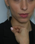 12.67 Carat Diamond Briolette Drop Earring 18K Gold