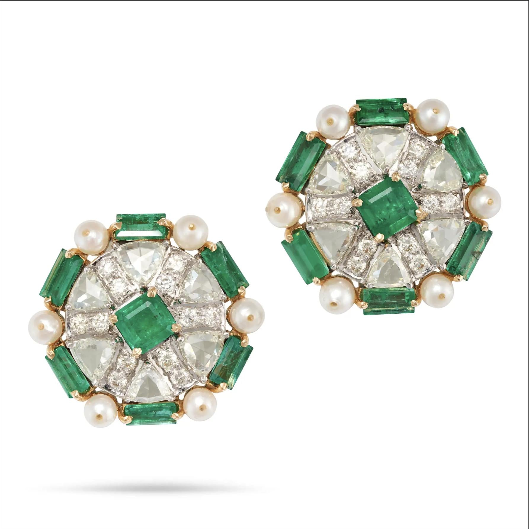 Emerald Pearl Earrings