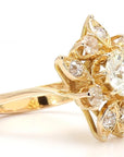 1.40 Carat Round Diamond Ring in 18K Gold