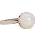 French Art Deco Natural Pearl Ring