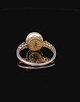 Pearl Platinum Ring
