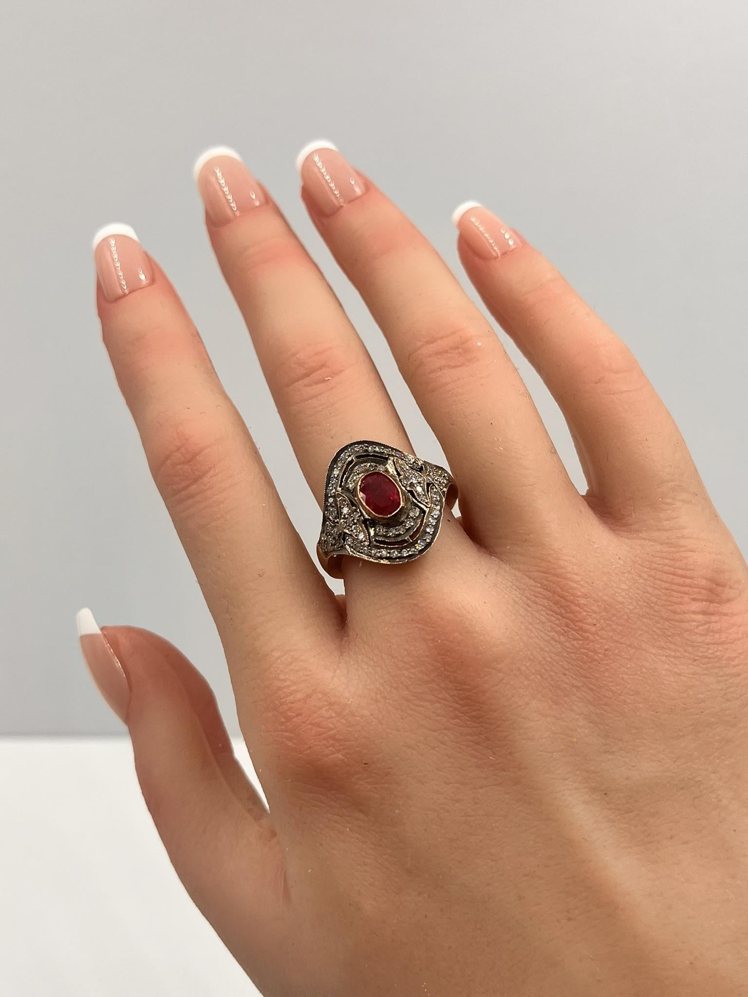Ruby and Diamond Ring