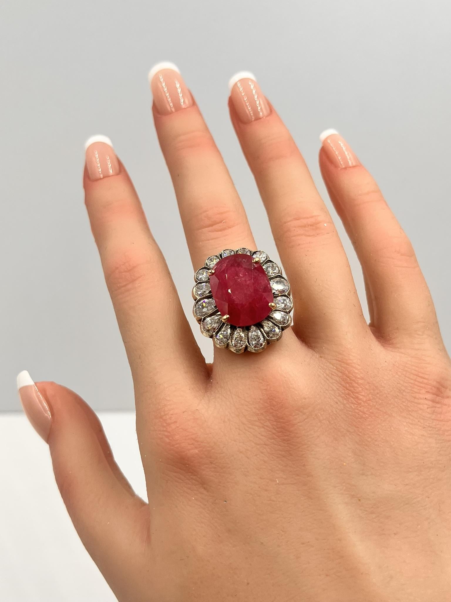 Ruby Diamond Ring