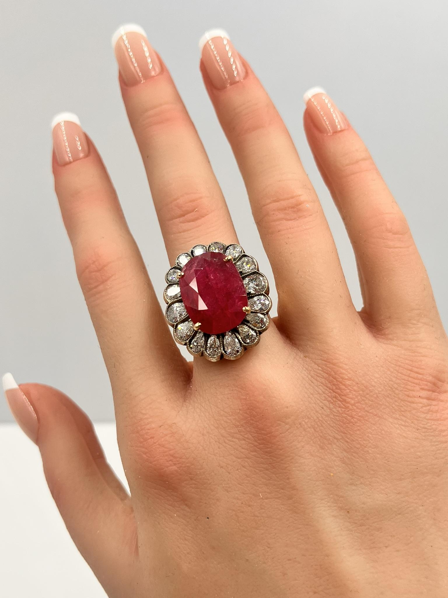 Ruby Diamond Ring