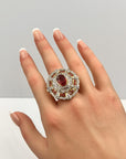 Ruby and Diamond 18K Gold Ring