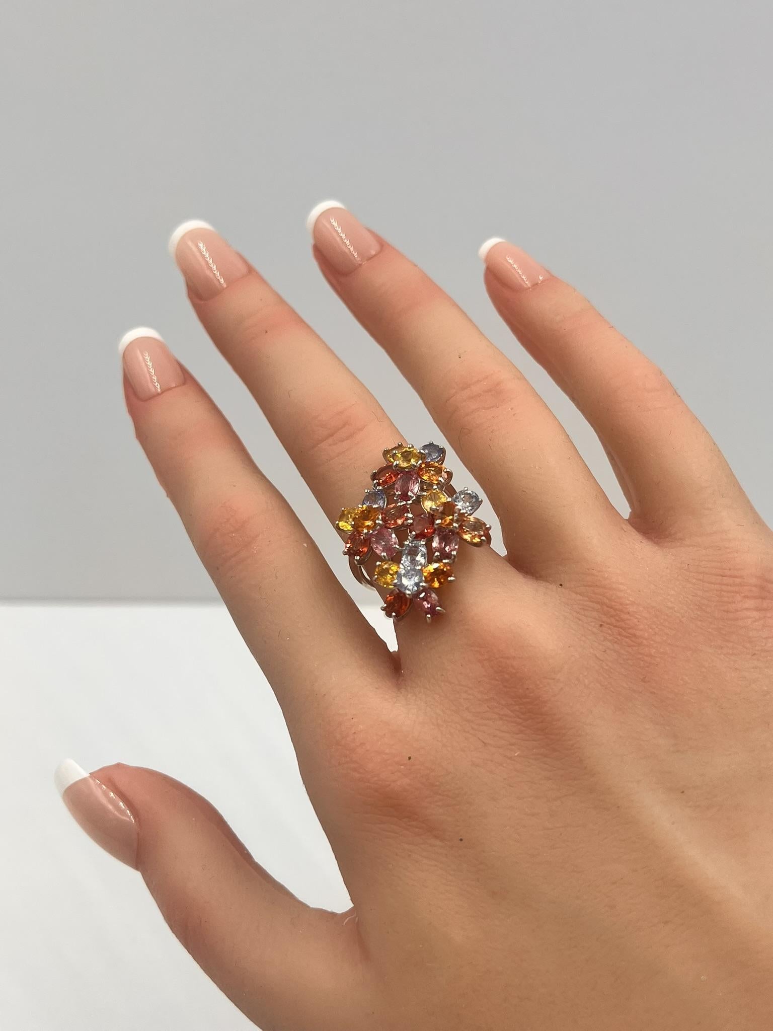 Multicolor Sapphire Ring