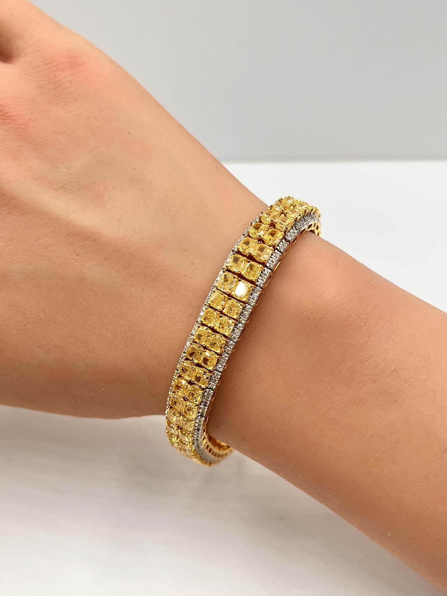 Modern Fancy Yellow Bracelet