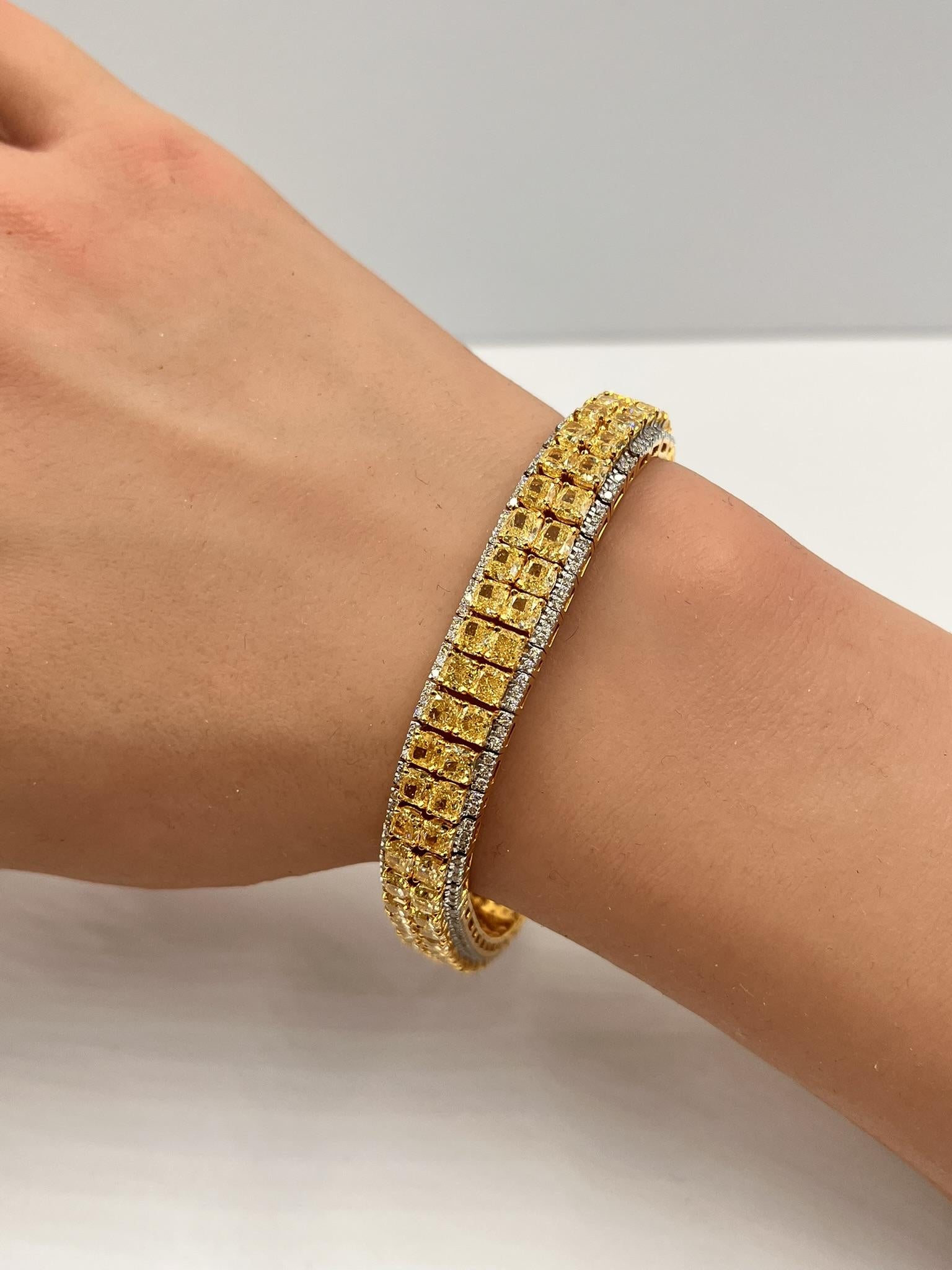 Modern Fancy Yellow Bracelet