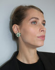 Emerald Pearl Earrings