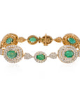 Emerald and Diamond Bracelet