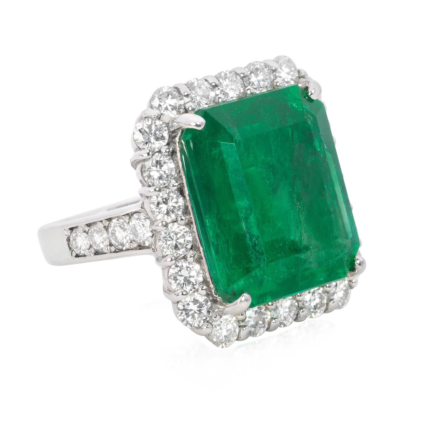 12.7 Carat Emerald Ring