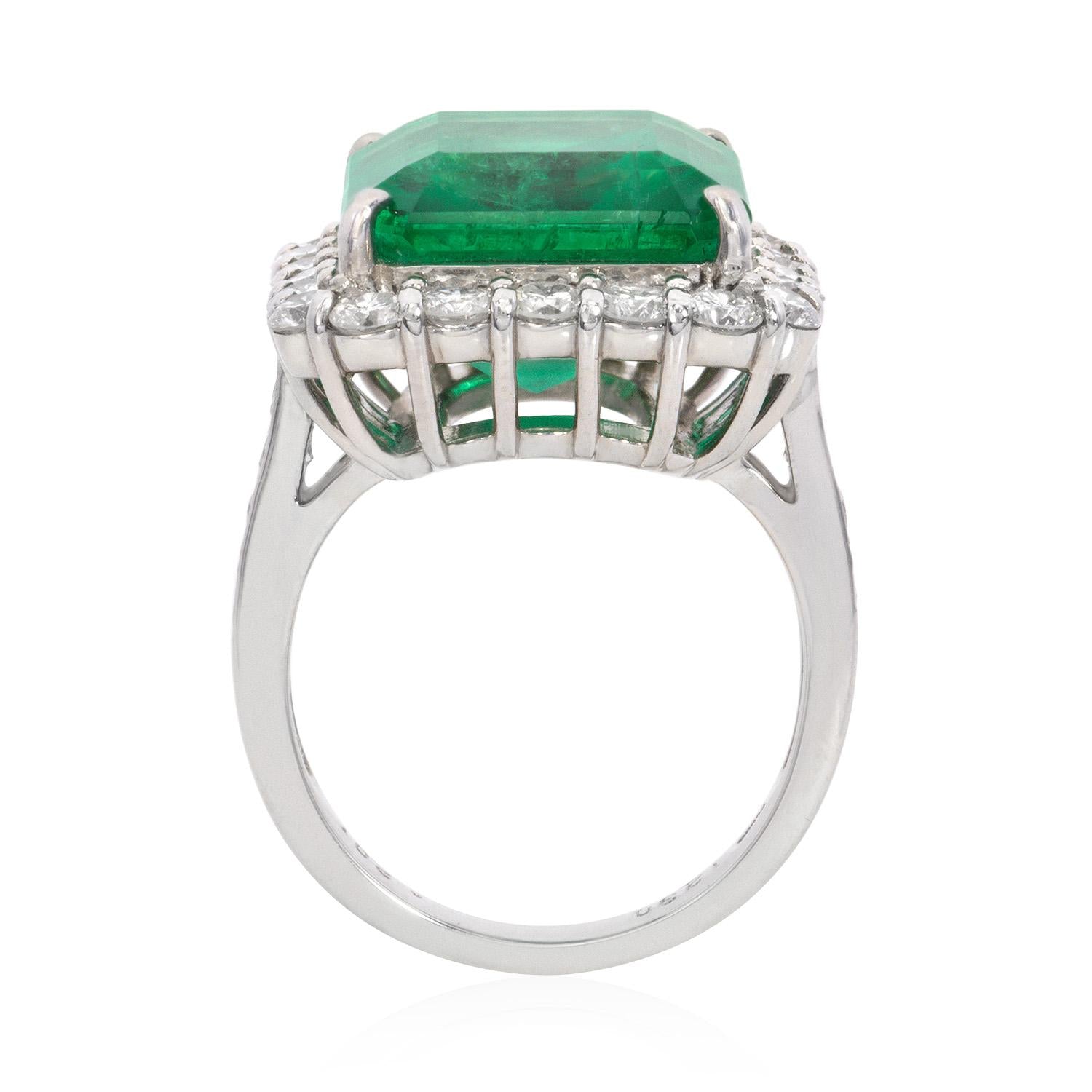 12.7 Carat Emerald Ring