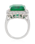 12.7 Carat Emerald Ring