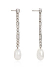 Art Deco Saltwater Natural Pearl Earring