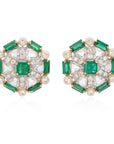 Emerald Pearl Earrings