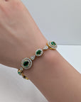 Emerald and Diamond Bracelet
