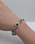 Emerald and Diamond Bracelet