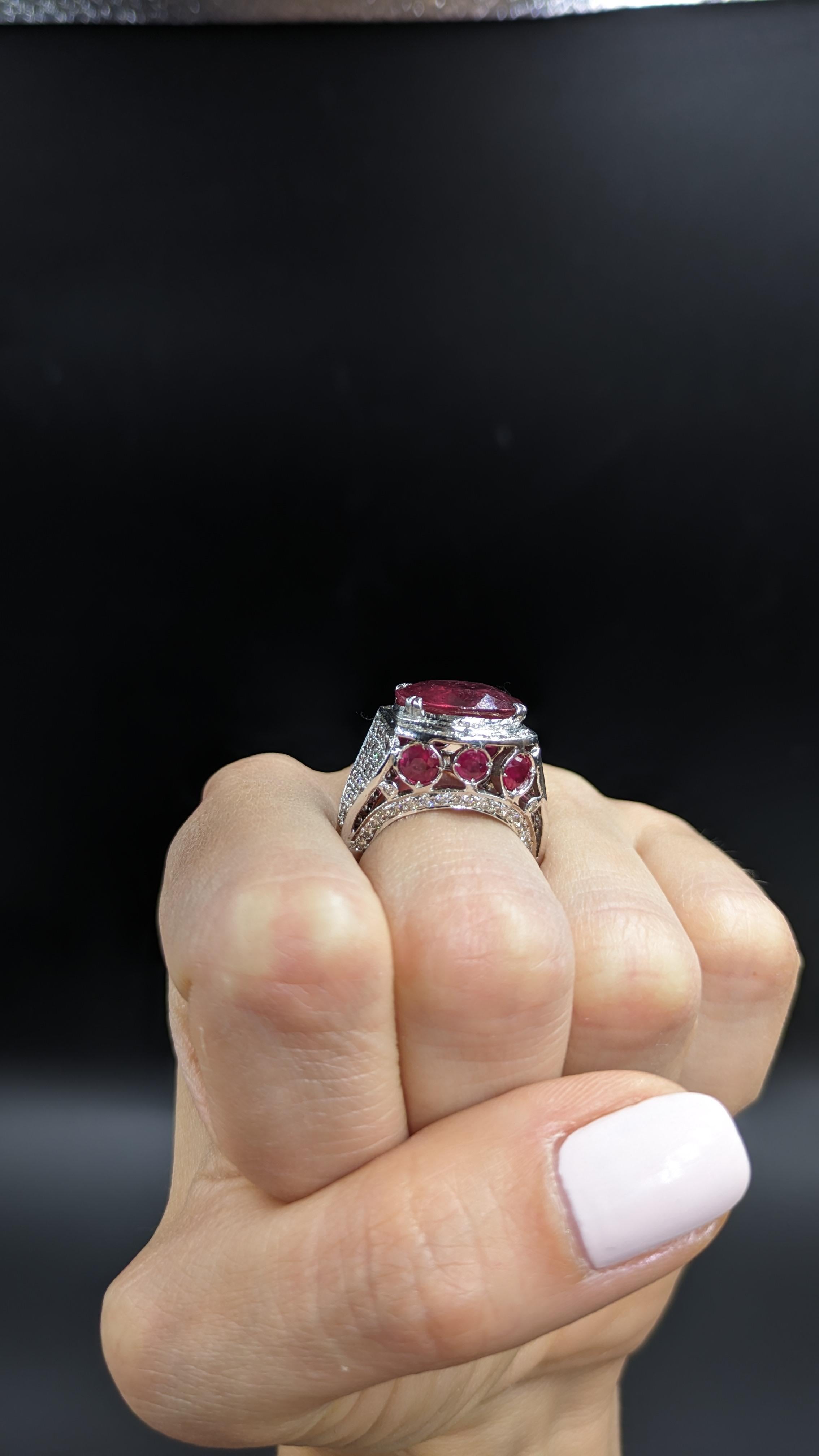 Ruby and Diamond Ring