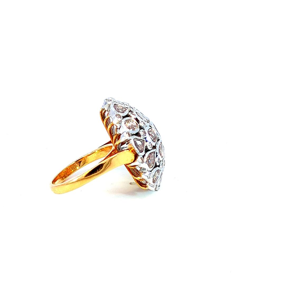 Diamond Cluster Ring