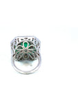Emerald and Diamond Ring