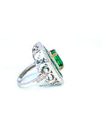 Emerald and Diamond Ring
