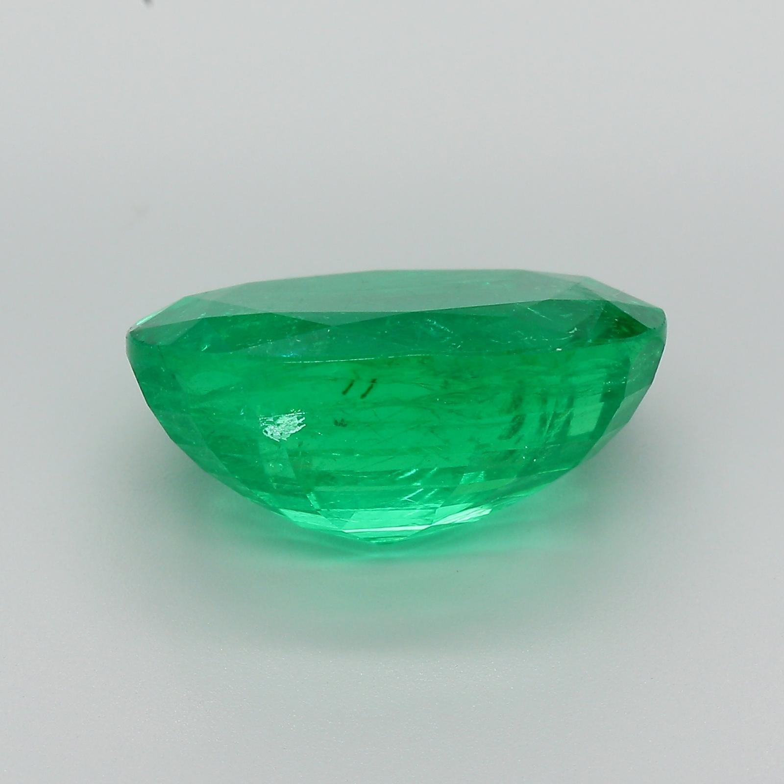 10.98 Carat Green Emerald Zambia Minor