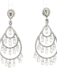 Briolette Drop Diamond Earrings