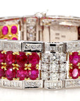 Ruby Diamond Bracelet