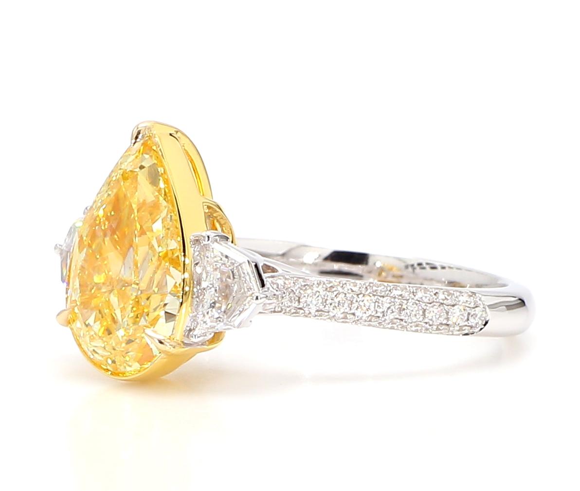 Fancy Yellow Diamond Ring
