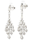 6.90 Carat Diamond Drop Earrings