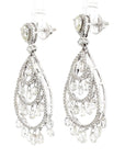 Briolette Drop Diamond Earrings
