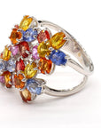 Multicolor Sapphire Ring