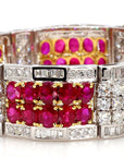 Ruby Diamond Bracelet