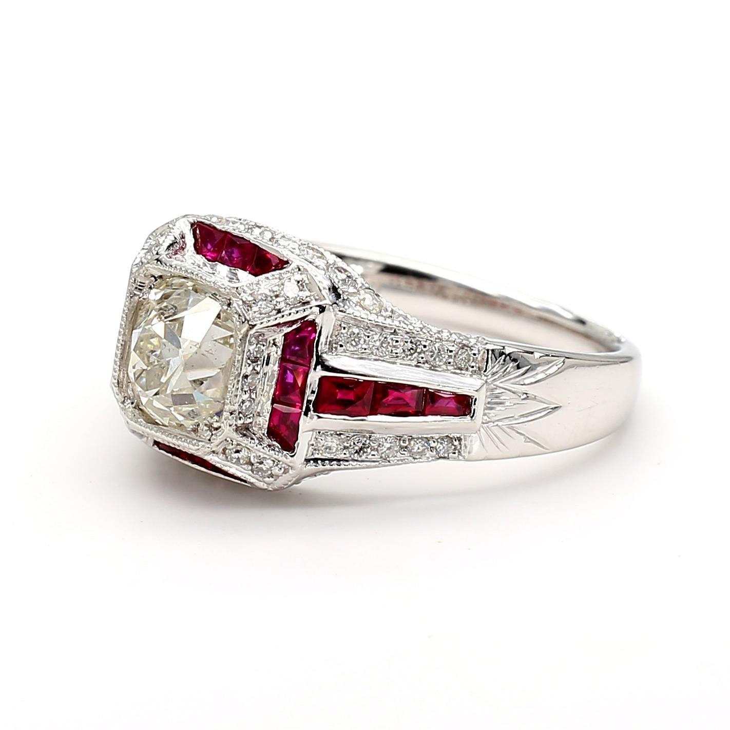 Diamond and Ruby Ring