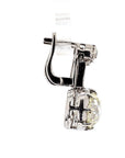 Platinum Earrings with 8.53ct Old Mine-Cut Diamonds VS2 Clarity
