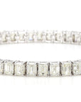 18k Gold Tennis Bracelet with 12.72ct Baguette Diamonds VVS2 I Grade