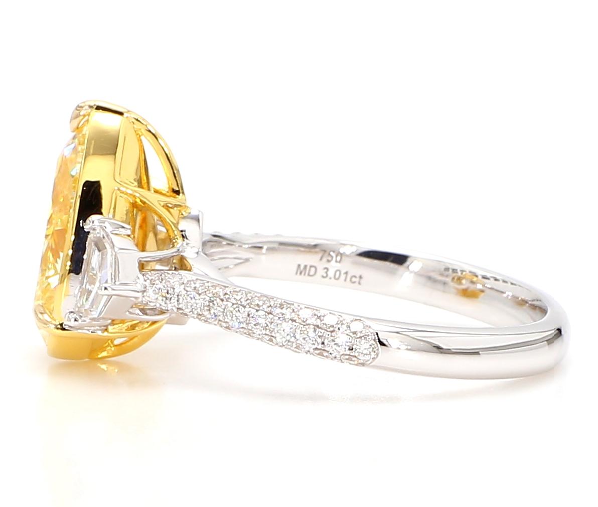 Fancy Yellow Diamond Ring