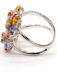 Multicolor Sapphire Ring
