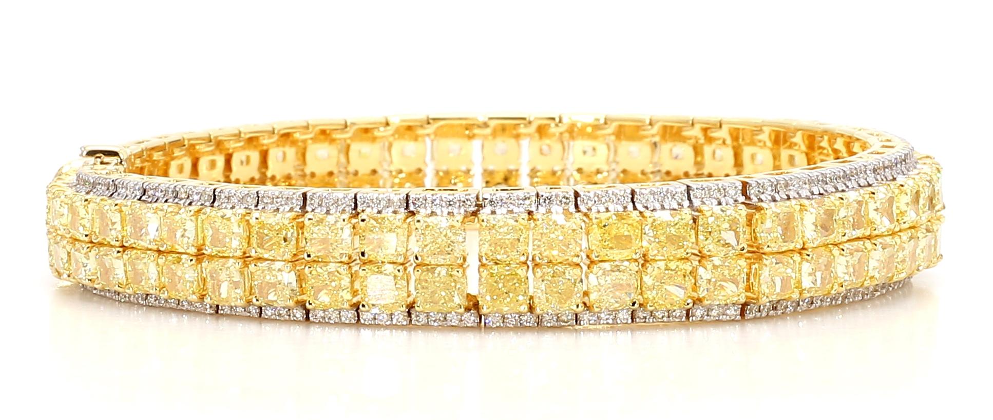Modern Fancy Yellow Bracelet