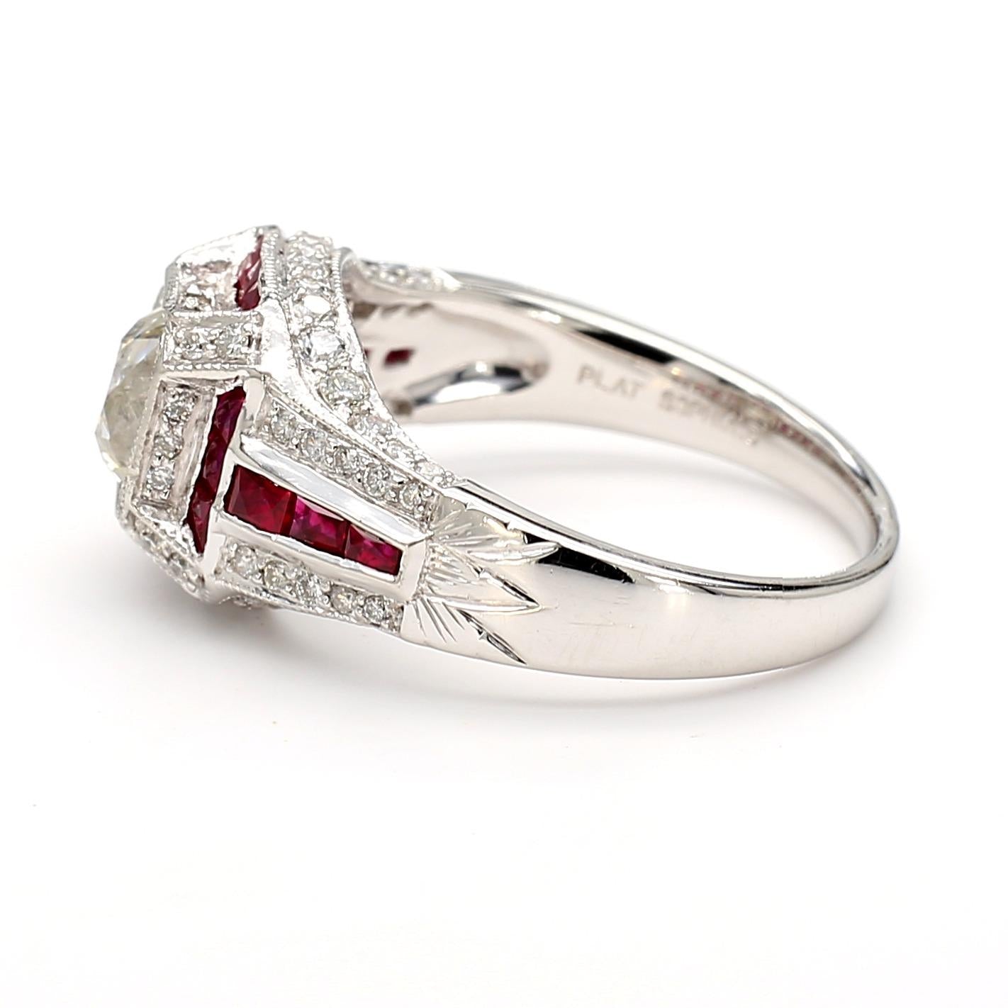 Diamond and Ruby Ring