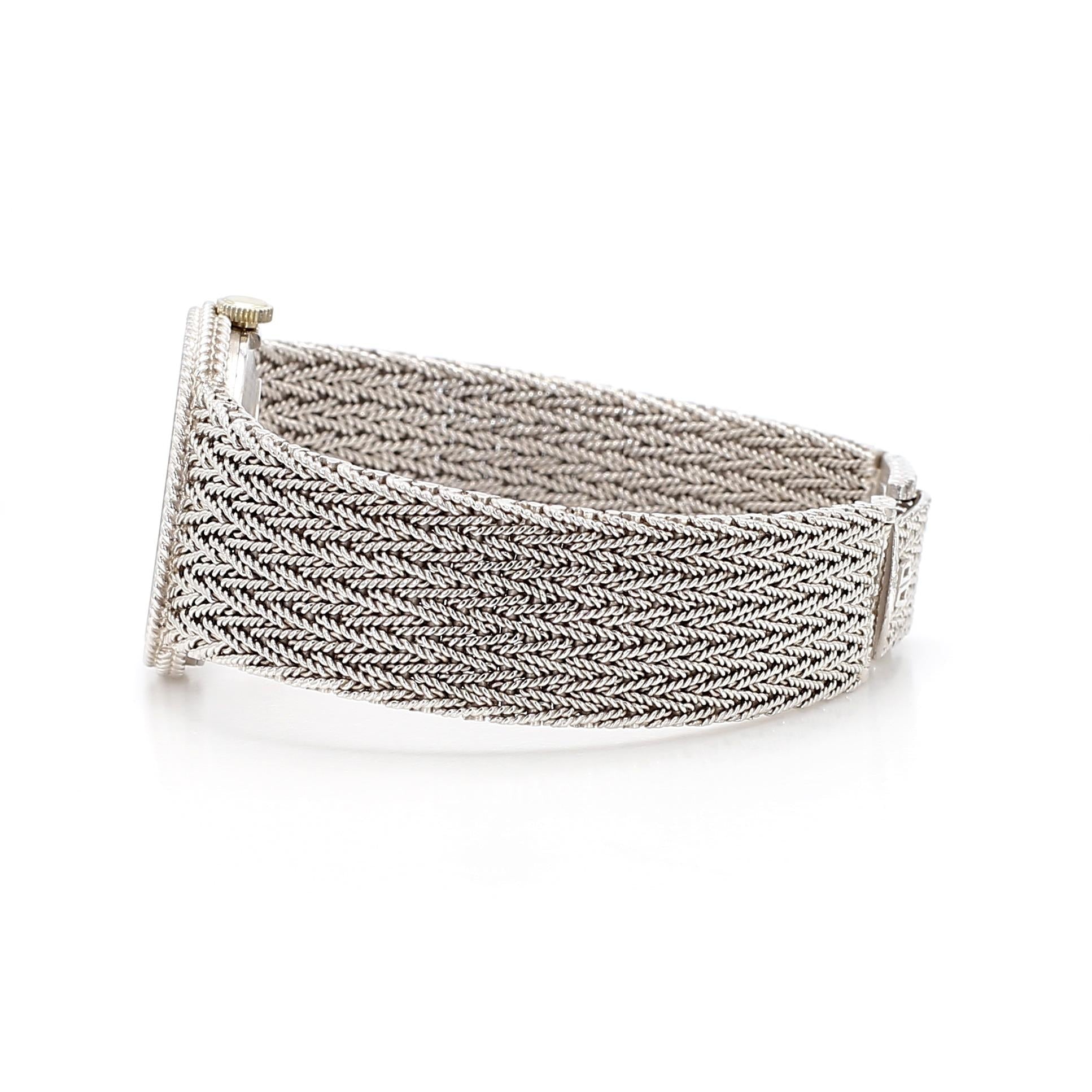 Audemars Piguet White Gold Watch with Fire Opal scent Dial