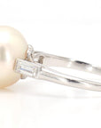 Natural Pearl Art Deco Ring