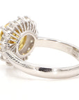 Diamond And Yellow Sapphire Ring