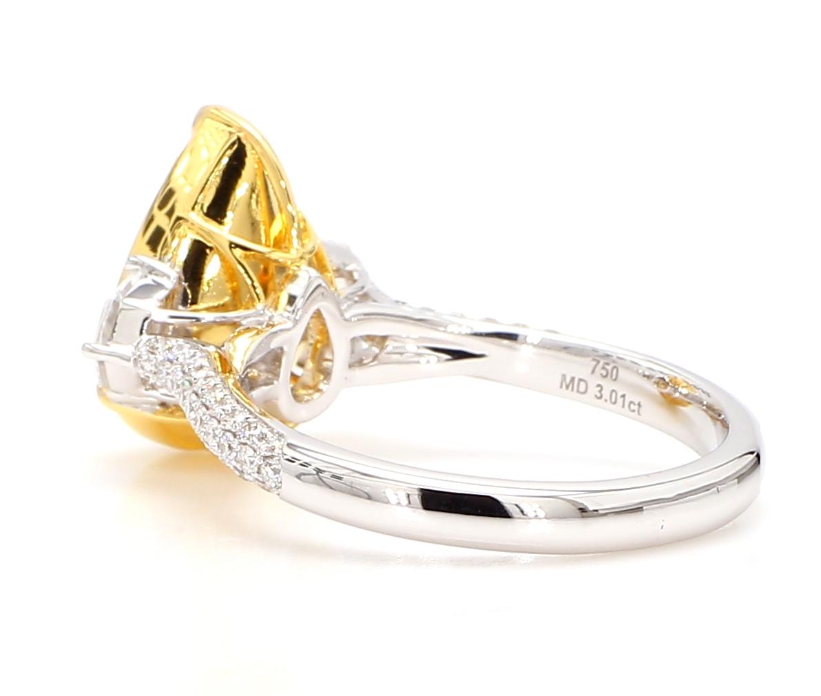 Fancy Yellow Diamond Ring