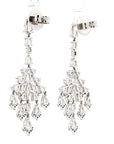 6.90 Carat Diamond Drop Earrings