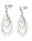 Briolette Drop Diamond Earrings