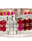 Ruby Diamond Bracelet